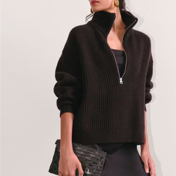 Everlane Quarter Zip Sweater - Picture 2 of 4